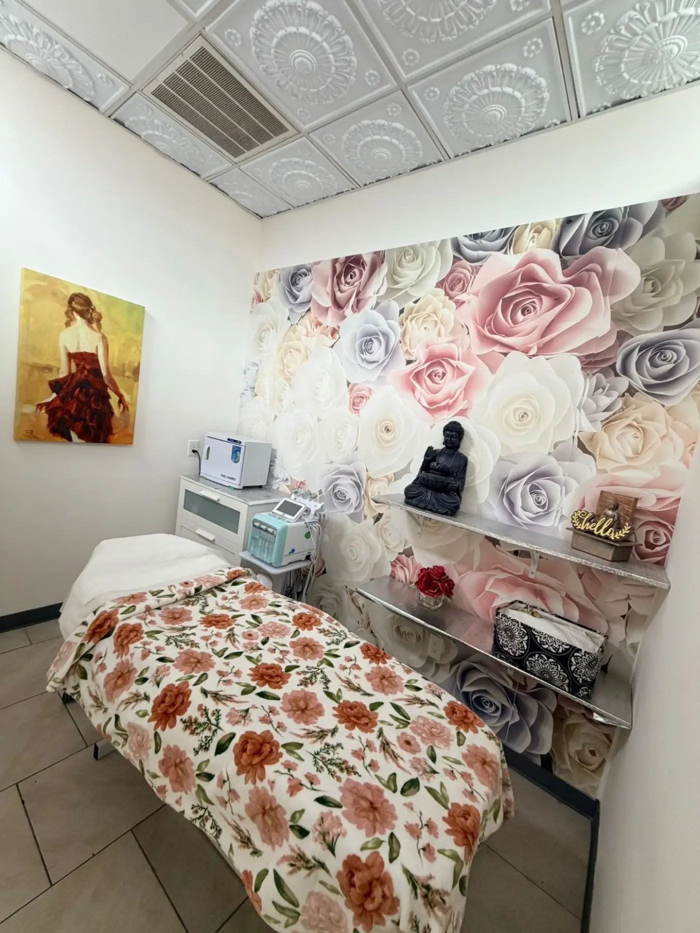 Private waxing treatment room at a Magical Waxing® studio in metro Atlanta